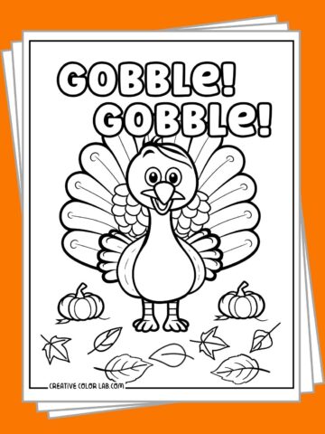 Free printable turkey coloring pages to print and color.