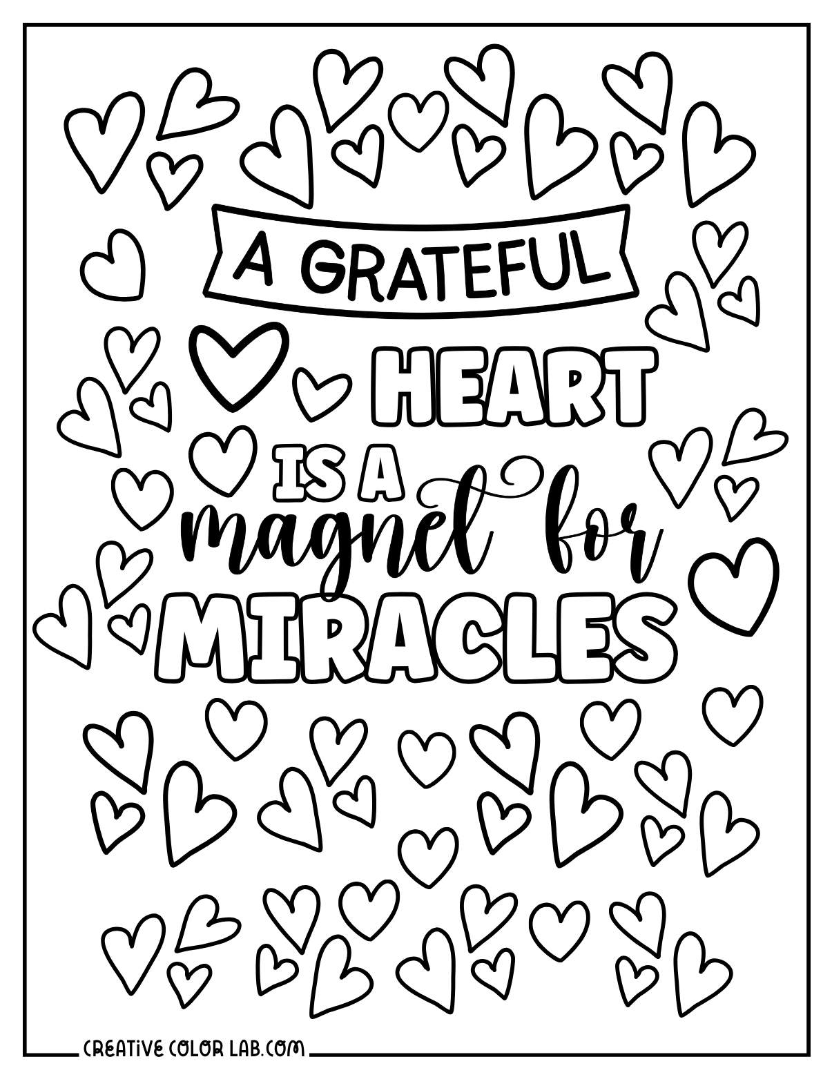 Cute and wonderful scripture coloring sheet about miracles.