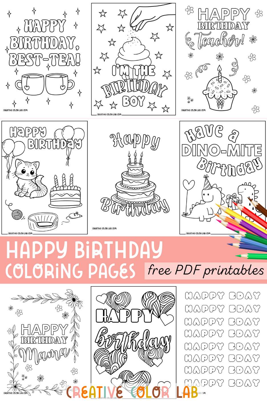 Collection of free printable coloring pages and cards to print and color.